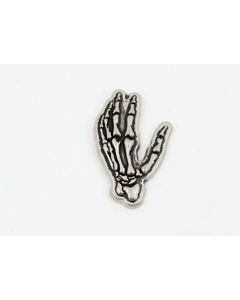 CONCHO hand vänster nickel ca 30 x 20 mm