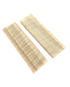 POPPEL vit flammig ca 40 x 130 x 8 mm 2 pack